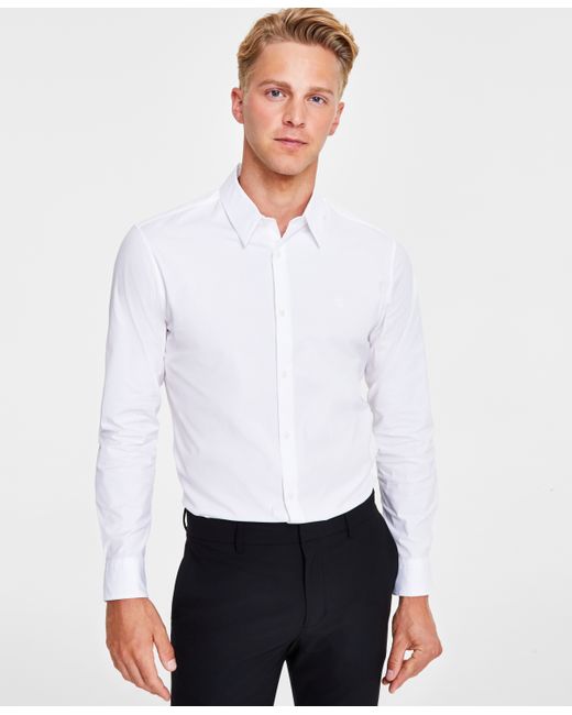 Calvin Klein Slim-Fit Refined Button-Down Shirt