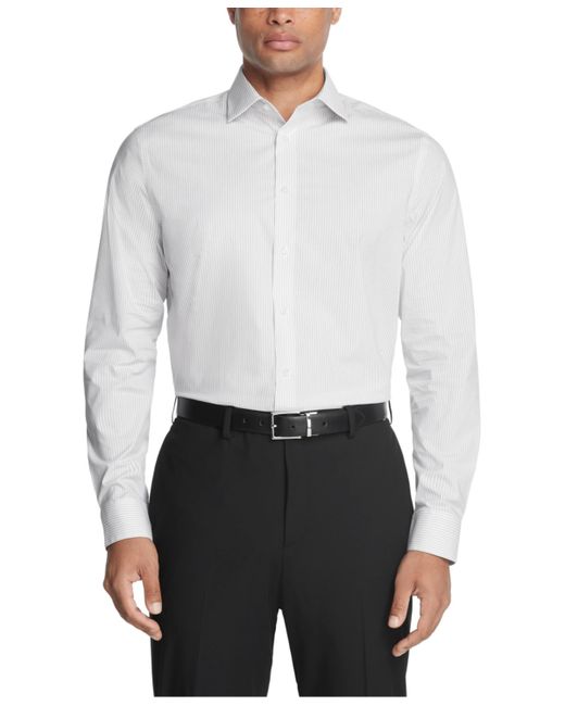 Calvin Klein Steel Slim Fit Stretch Wrinkle Resistant Dress Shirt