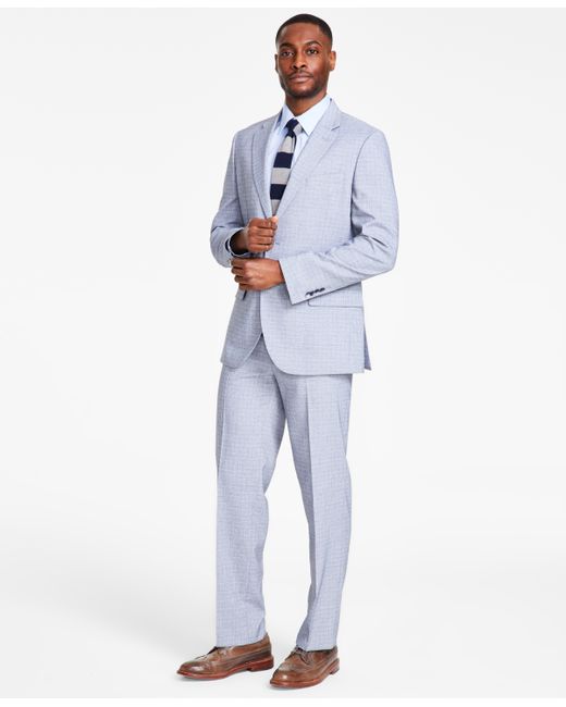 Nautica Modern-Fit Seasonal Cotton Stretch Suit