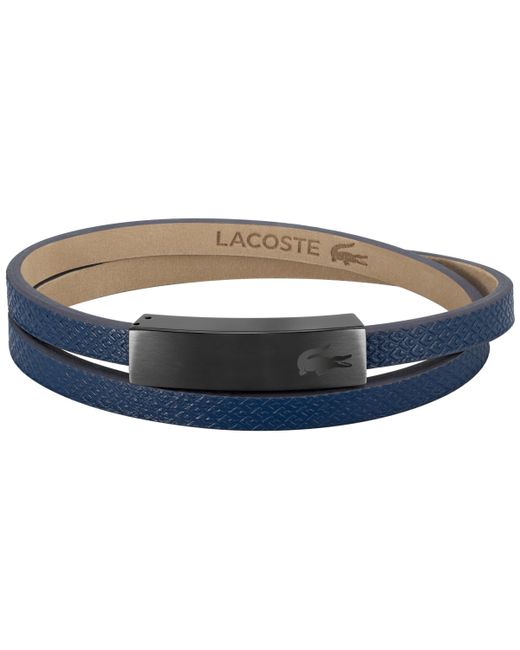 Lacoste Leather Wrap Bracelet