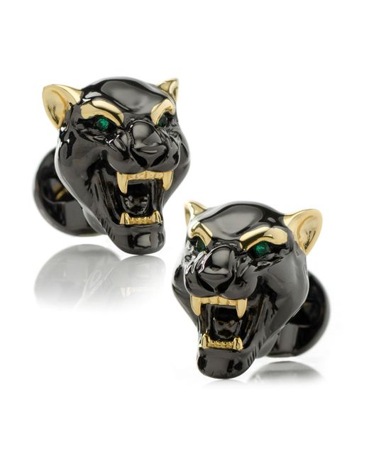Ox & Bull Trading Co. Ox Bull Trading Co. and Gold-tone Panther Cufflinks