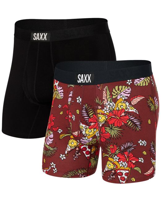 Saxx Ultra Super Soft 2-Pk. Relaxed-Fit Moisture-Wicking Boxer Briefs