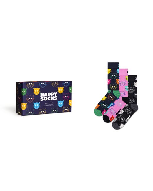 Happy Socks 3-Pack Mixed Pets Socks Gift Set