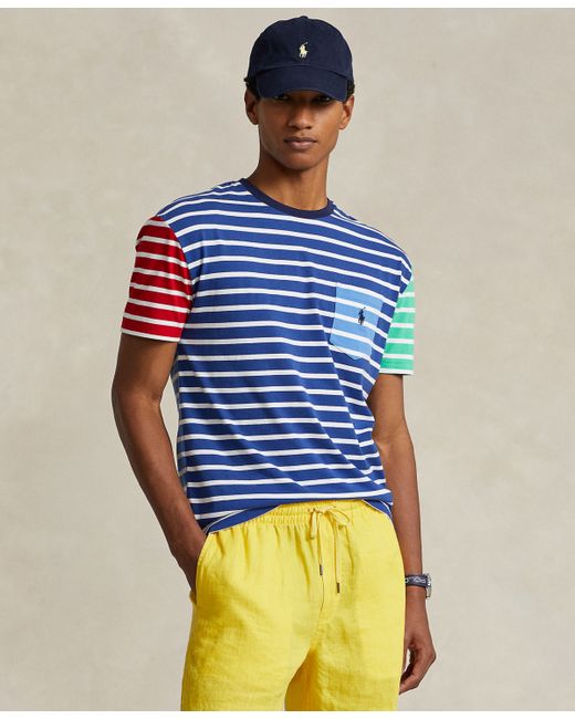 Polo Ralph Lauren Classic-Fit Striped Jersey T-Shirt