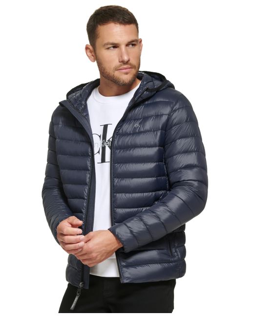Calvin Klein Hooded Quilted Packable Jacket