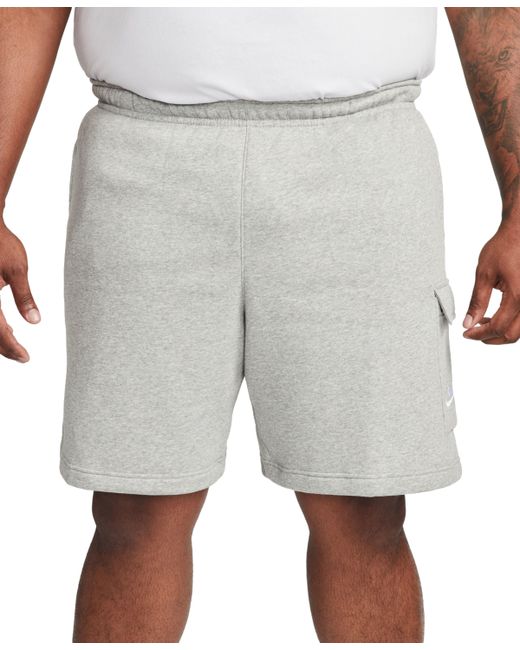 Nike Sportswear Club Fleece Cargo Shorts White