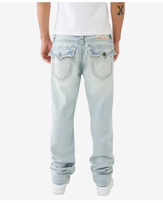 True Religion Ricky Rope Stitch Straight Jeans