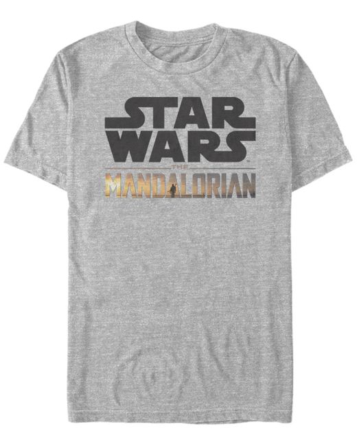 Fifth Sun Star Wars The Mandalorian Show Logo Stack Short Sleeve T-shirt