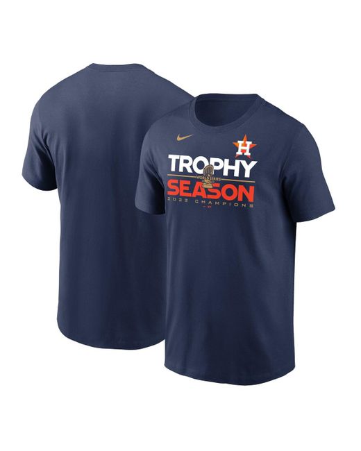 Nike Houston Astros 2022 World Series Champions Commissioners Trophy T-shirt