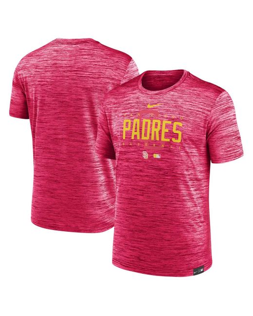 Nike San Diego Padres City Connect Velocity Practice Performance T-shirt
