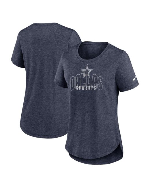 Nike Distressed Dallas Cowboys Fashion Tri-Blend T-shirt