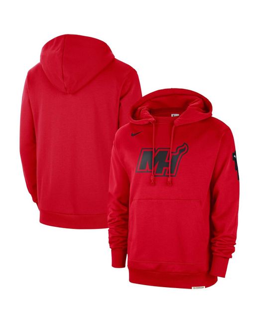 Nike Distressed Miami Heat 2023/24 City Edition Courtside Standard Issue Pullover Hoodie