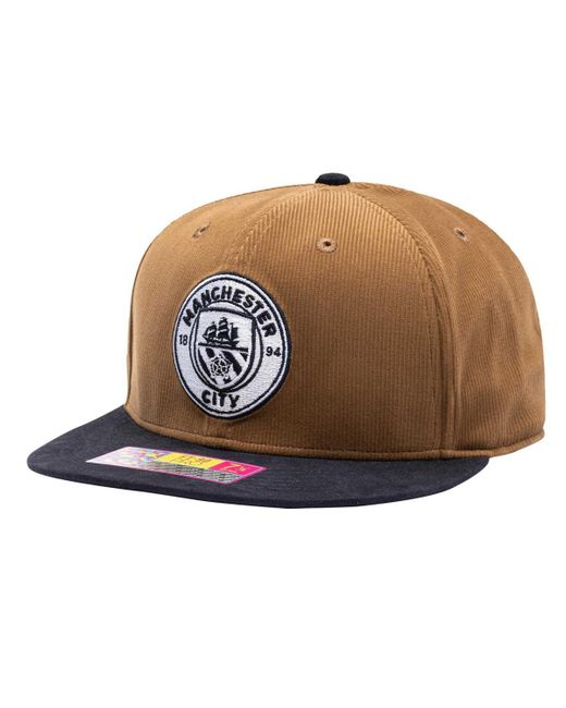 Fan Ink Manchester City Cognac Fitted Hat