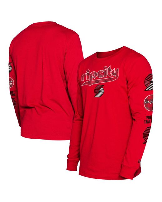 New Era Portland Trail Blazers 2023/24 City Edition Long Sleeve T-shirt