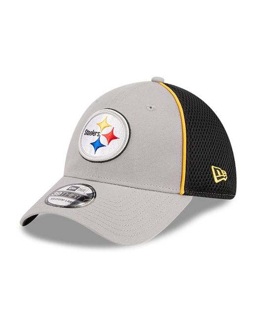 New Era Pittsburgh Steelers Pipe 39THIRTY Flex Hat