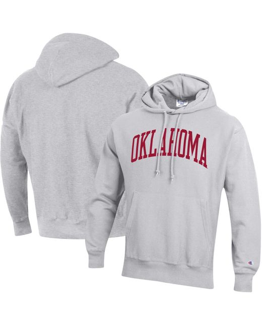 Champion Oklahoma Sooners Big and Tall Reverse Weave Fleece Pullover Hoodie Sweatshirt