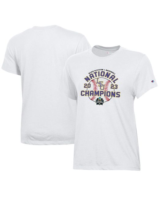 Champion Lsu Tigers 2023 Ncaa Baseball College World Series Champions Locker Room T-shirt