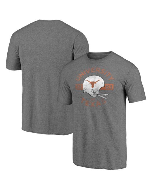 Fanatics Texas Longhorns Throwback Helmet Tri-Blend T-shirt
