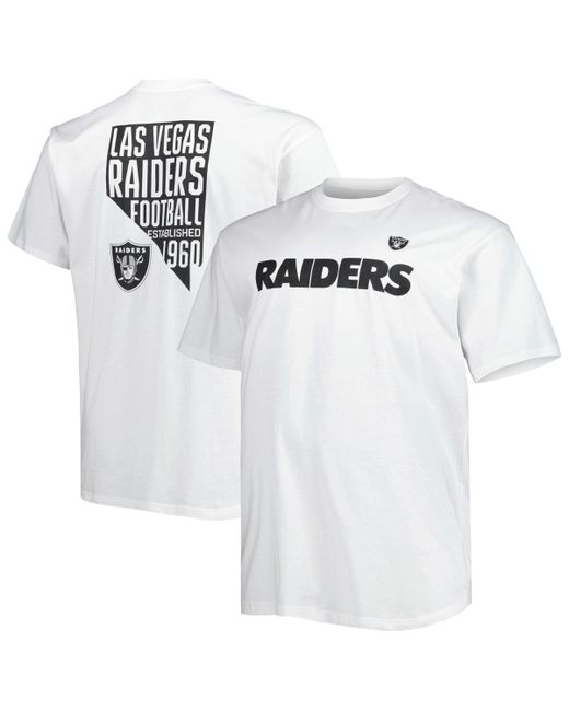Fanatics Las Vegas Raiders Big and Tall Hometown Collection Hot Shot T-shirt