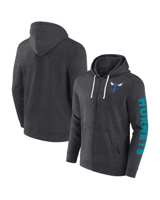 Fanatics Charlotte Hornets Down and Distance Full-Zip Hoodie