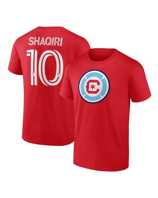 Fanatics Xherdan Shaqiri Chicago Fire Authentic Stack Name and Number T-shirt