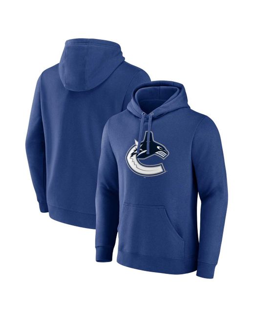 Fanatics Vancouver Canucks Primary Logo Pullover Hoodie