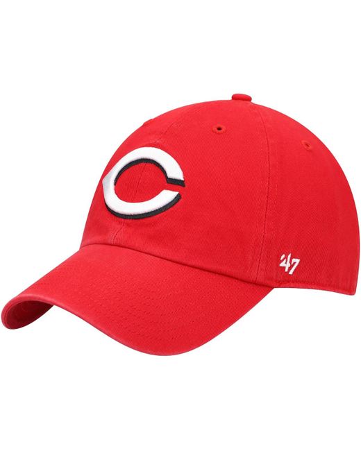 '47 Brand Cincinnati Reds Home Clean Up Adjustable Hat