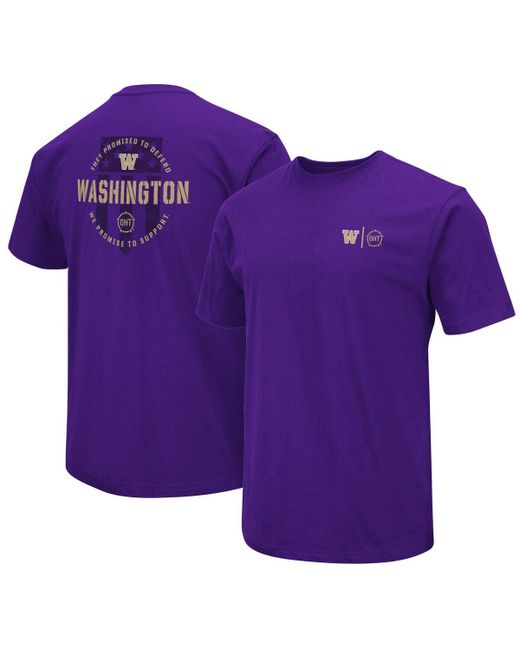 Colosseum Washington Huskies Oht Military-Inspired Appreciation T-shirt