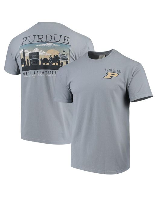 Image One Purdue Boilermakers Team Comfort Colors Campus Scenery T-shirt