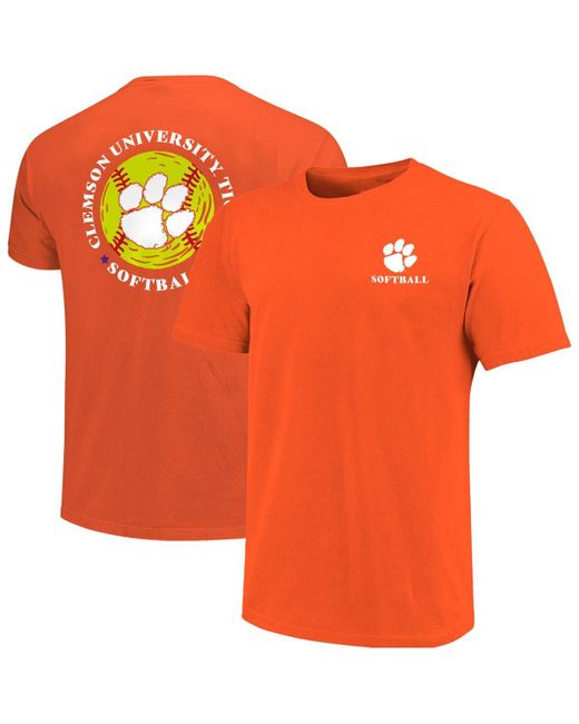 Image One Clemson Tigers Softball Seal T-shirt