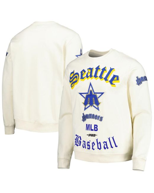 Pro Standard Seattle Mariners Retro Old English Pullover Sweatshirt