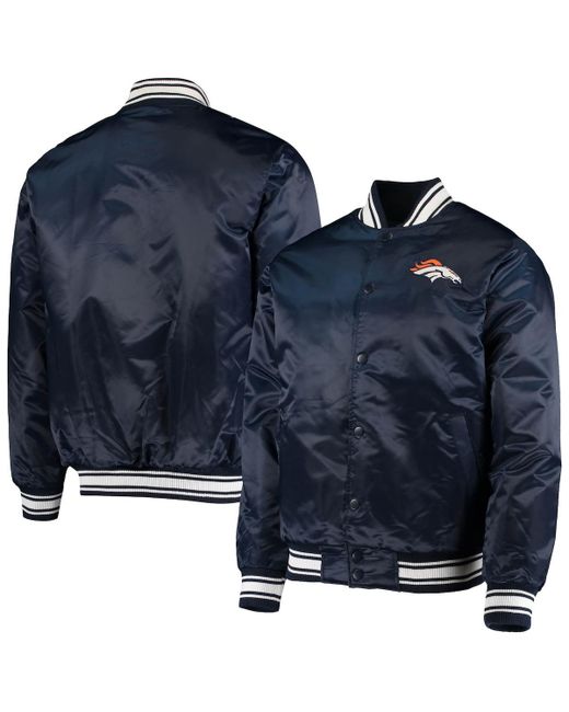 Starter Denver Broncos Locker Room Satin Varsity Full-Snap Jacket