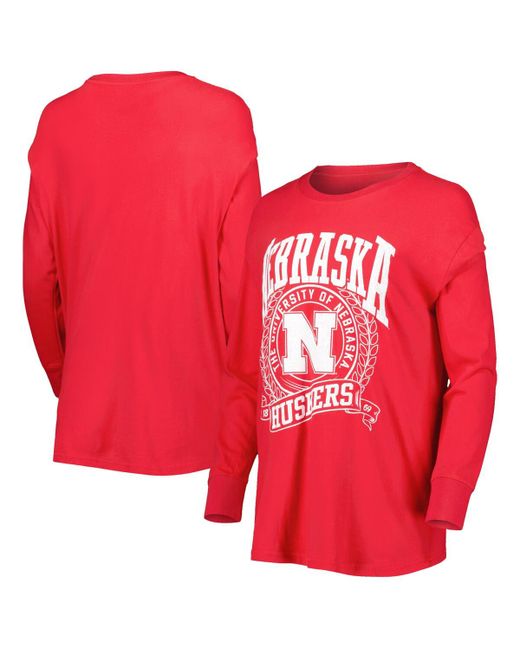 Pressbox Nebraska Huskers Big Country Laurels Long Sleeve T-shirt