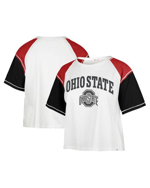 '47 Brand 47 Brand Ohio State Buckeyes Serenity Gia Cropped T-shirt