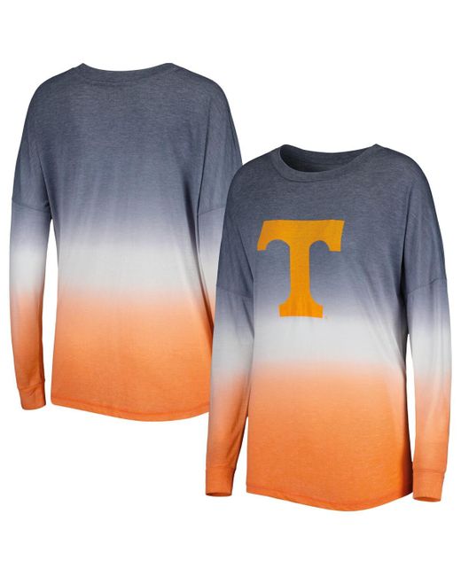 Colosseum Tennessee Orange Volunteers Winkle Dip Dye Long Sleeve T-shirt