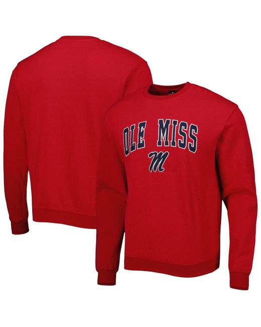Colosseum Ole Miss Rebels Arch Logo Pullover Sweatshirt