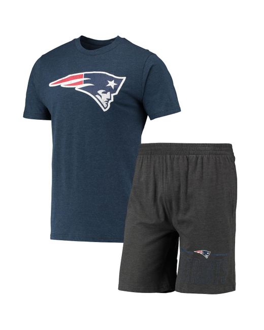 Concepts Sport Navy New England Patriots Meter T-shirt and Shorts Sleep Set