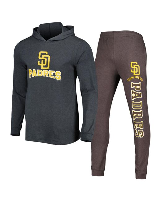 Concepts Sport Heather and Charcoal San Diego Padres Meter Hoodie Joggers Set