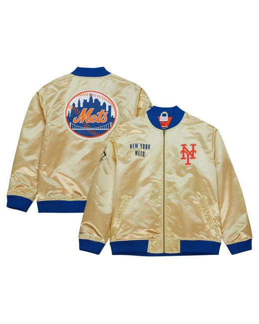 Mitchell & Ness New York Mets Og 2.0 Lightweight Satin Full-Zip Jacket