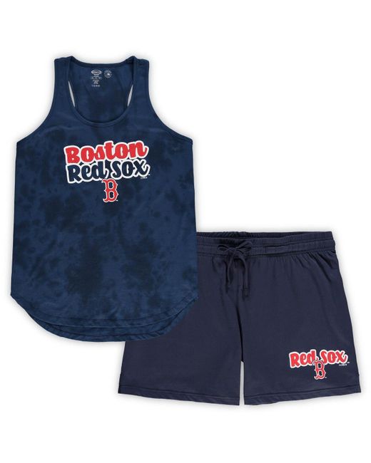 Concepts Sport Boston Red Sox Plus Cloud Tank Top and Shorts Sleep Set