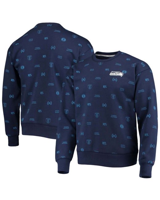 Tommy Hilfiger College Seattle Seahawks Reid Graphic Pullover Sweatshirt