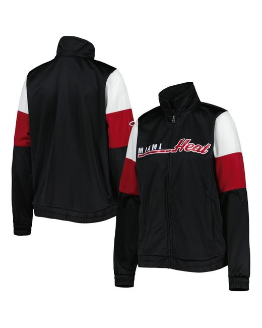 G-iii 4her By Carl Banks Miami Heat Change Up Full-Zip Track Jacket