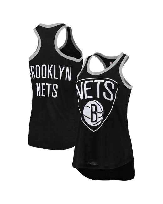 G-iii Sports By Carl Banks Brooklyn Nets Showdown Burnout Tank Top
