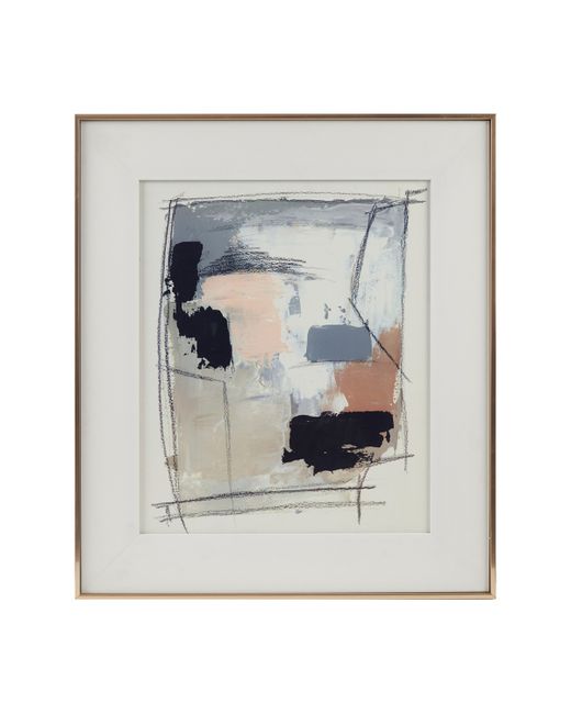 Madison Park Abstract Reveal Double Matted Framed Glass Wall Art