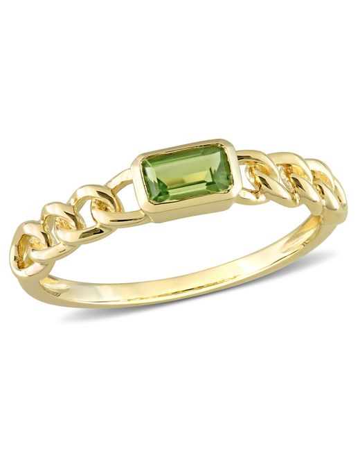 Macy's 10K Gold Plated Link Ring