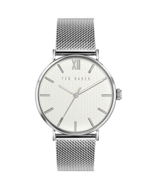 Ted Baker Phylipa Stainless Steel Mesh Watch 43mm