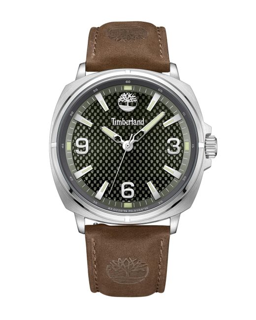 Timberland Bailard Genuine Leather Strap Watch 44mm