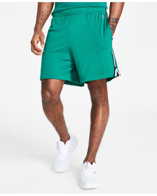 Champion Attack Loose-Fit Taped 7 Mesh Shorts