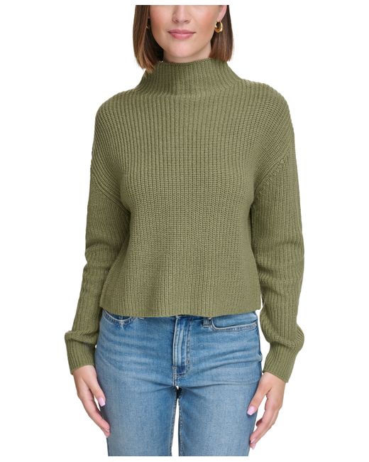 Calvin Klein Jeans Patched Mock Neck Sweater