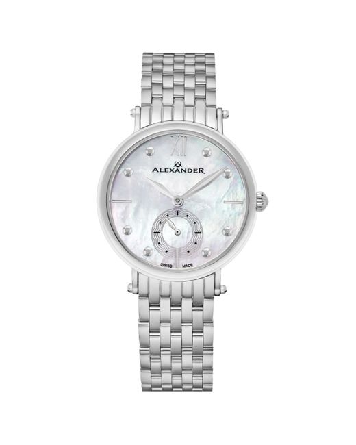 Alexander Roxana Mother of Pearl Dial 34mm Round Watch